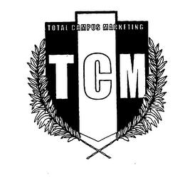 TCM TOTAL CAMPUS MARKETING logo
