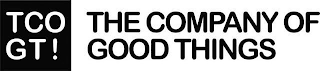 TCOGT! THE COMPANY OF GOOD THINGS logo