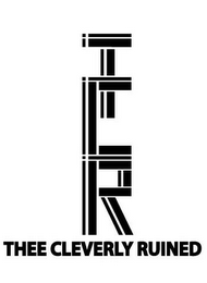 TCR THEE CLEVERLY RUINED logo