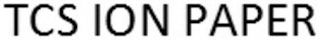 TCS ION PAPER logo