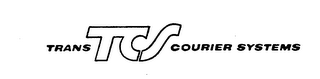 TCS TRANS COURIER SYSTEMS logo