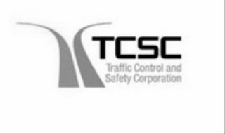 TCSC TRAFFIC CONTROL AND SAFETY CORPORATION logo