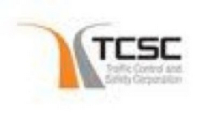 TCSC TRAFFIC CONTROL AND SAFETY CORPORATION logo