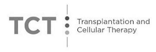 TCT TRANSPLANTATION AND CELLULAR THERAPY logo