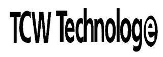 TCW TECHNOLOGE logo