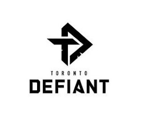 TD TORONTO DEFIANT logo