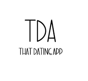 TDA THAT DATING APP logo