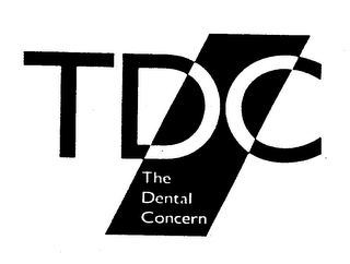 TDC THE DENTAL CONCERN. logo