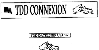 TDD CONNEXION TDD DATELINES: USA INC. logo