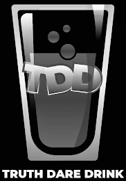 TDD TRUTH DARE DRINK logo