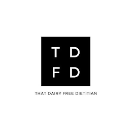 TDFD THAT DAIRY FREE DIETITIAN logo