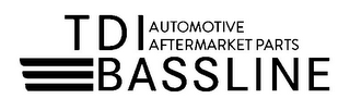 TDI BASSLINE AUTOMOTIVE AFTERMARKET PARTS logo