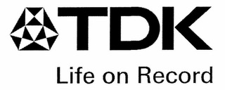 TDK LIFE ON RECORD logo