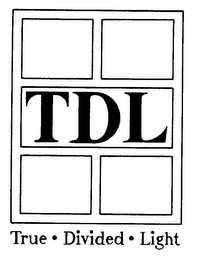 TDL TRUE DIVIDED LIGHT logo