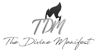 TDM THE DIVINE MANIFEST logo