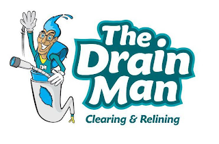 TDM THE DRAIN MAN CLEARING & RELINING logo