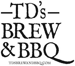 - TD'S - BREW & BBQ TDSBREWANDBBQ.COM logo