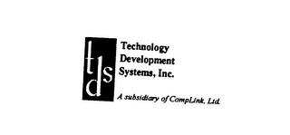 TDS TECHNOLOGY DEVELOPMENT SYSTEMS, INC. logo