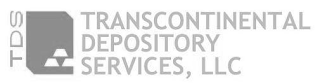 TDS TRANSCONTINENTAL DEPOSITORY SERVICES, LLC logo