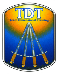 TDT TEAM DIMENSIONAL TRAINING INFORMATION EXCHANGE COMMUNICATION SUPPORTING BEHAVIOR LEADERSHIP logo