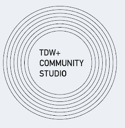 TDW+ COMMUNITY STUDIO logo