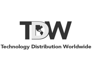 TDW TECHNOLOGY DISTRIBUTION WORLDWIDE logo