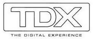 TDX THE DIGITAL EXPERIENCE logo