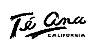 TE ANA CALIFORNIA logo