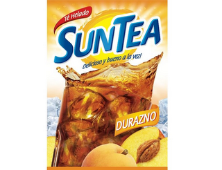 TE HELADO SUNTEA DELICIOSO Y BUENO A LA VEZ! DURAZNO logo