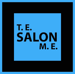 T.E SALON M.E logo