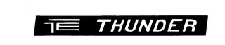 TE THUNDER logo