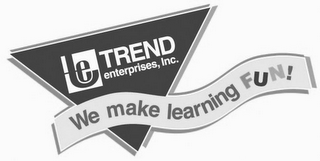 TE TREND ENTERPRISES, INC. WE MAKE LEARNING FUN! logo