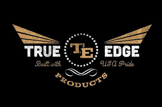 TE TRUE EDGE PRODUCTS BUILT WITH USA PRIDE logo