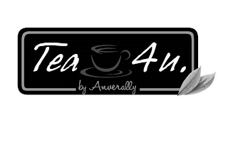 TEA 4U. BY ANVERALLY logo