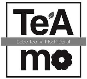 TE'A BOBA TEA X MOCHI DONUT MO logo