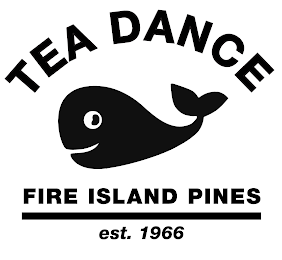 TEA DANCE FIRE ISLAND PINES EST. 1966 logo
