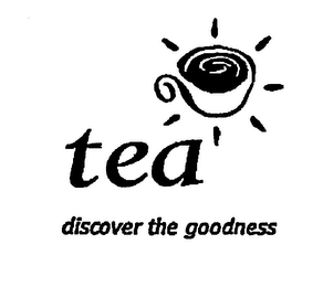 TEA DISCOVER THE GOODNESS logo