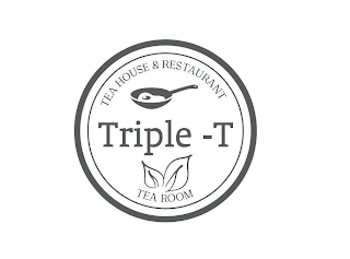 TEA HOUSE & RESTAURANT, TRIPLE -T, TEA ROOM logo