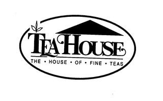 TEA HOUSE THE HOUSE OF FINE TEAS logo