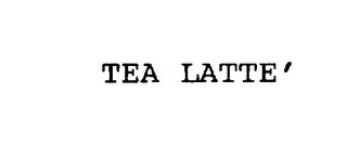TEA LATTE' logo