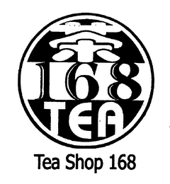 TEA SHOP 168 logo