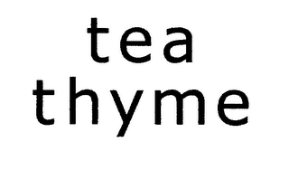 TEA THYME logo