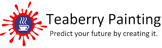 TEABERRY PAINTING PREDICT YOUR FUTURE BY CREATING IT. logo