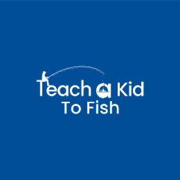 TEACH A KID TO FISH logo