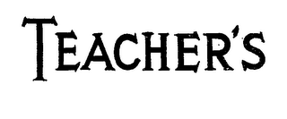 TEACHER'S logo