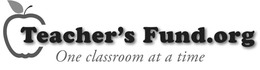 TEACHER'S FUND.ORG ONE CLASSROOM AT A TIME logo