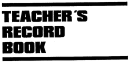 TEACHER'S RECORD BOOK logo