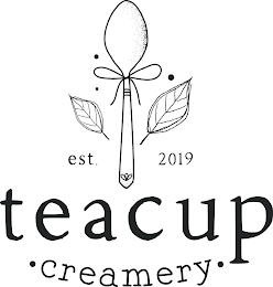 TEACUP · CREAMERY · EST. 2019 logo