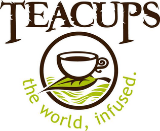 TEACUPS THE WORLD, INFUSED logo