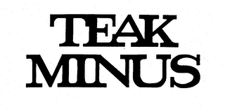 TEAK MINUS logo